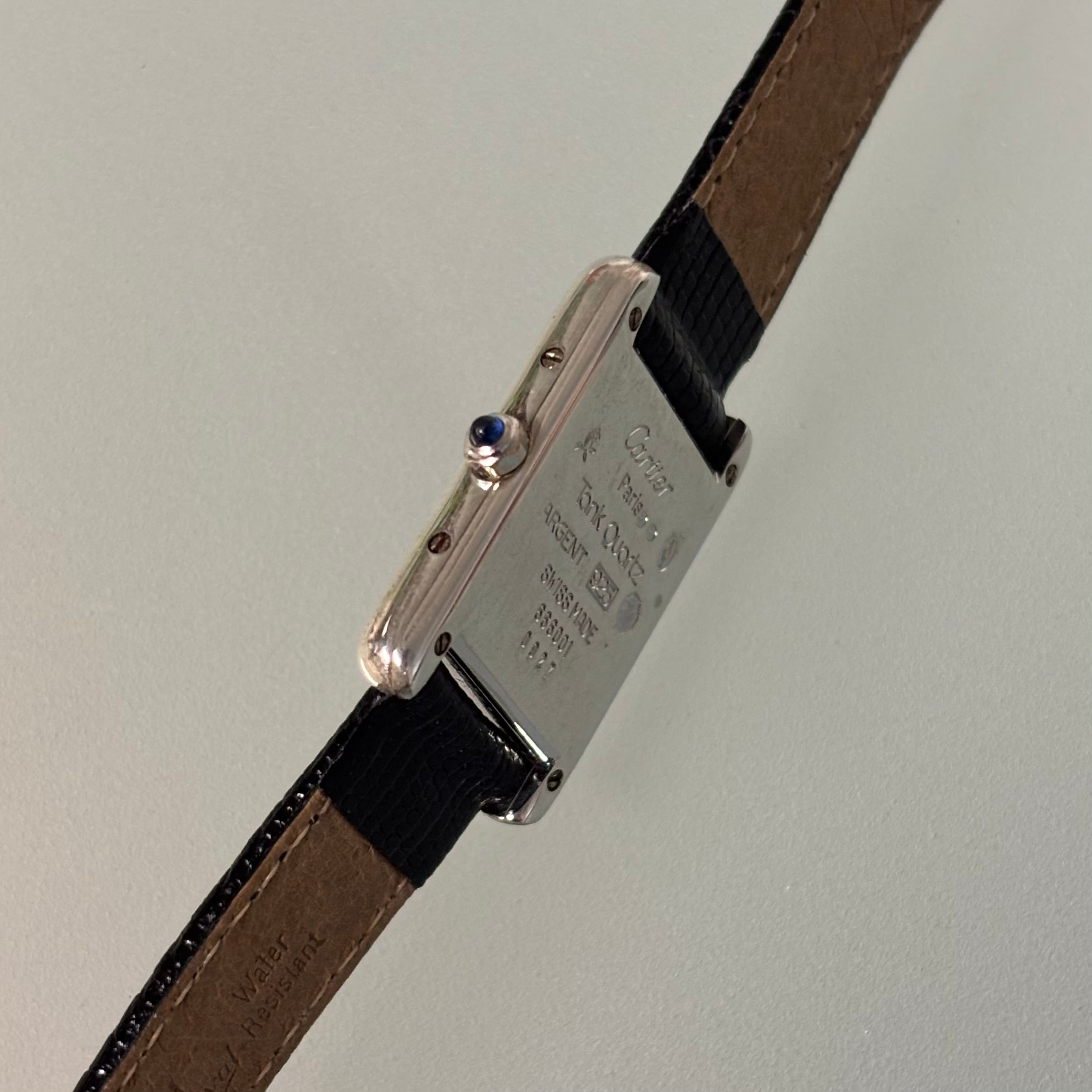 Cartier Tank PM Silver White dial