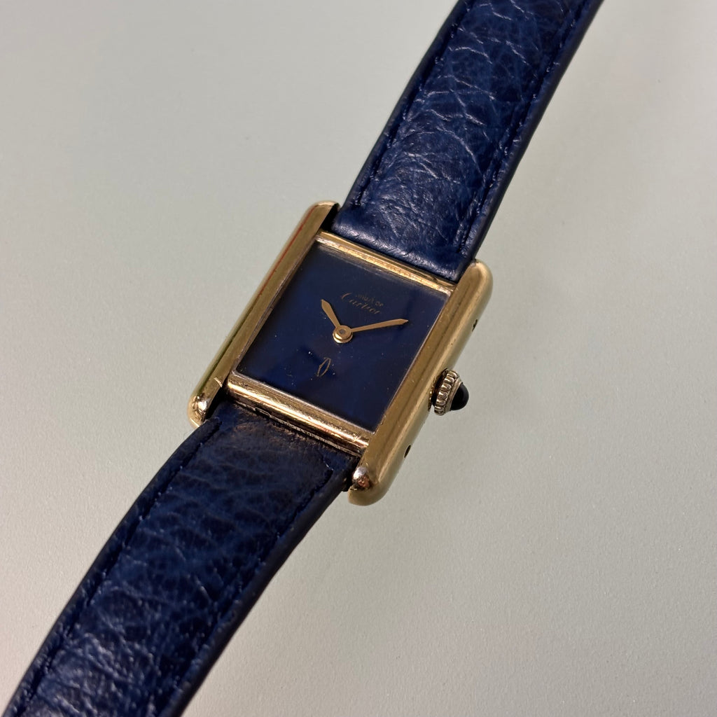 Cartier Tank Pm Lapis lacquer dial
