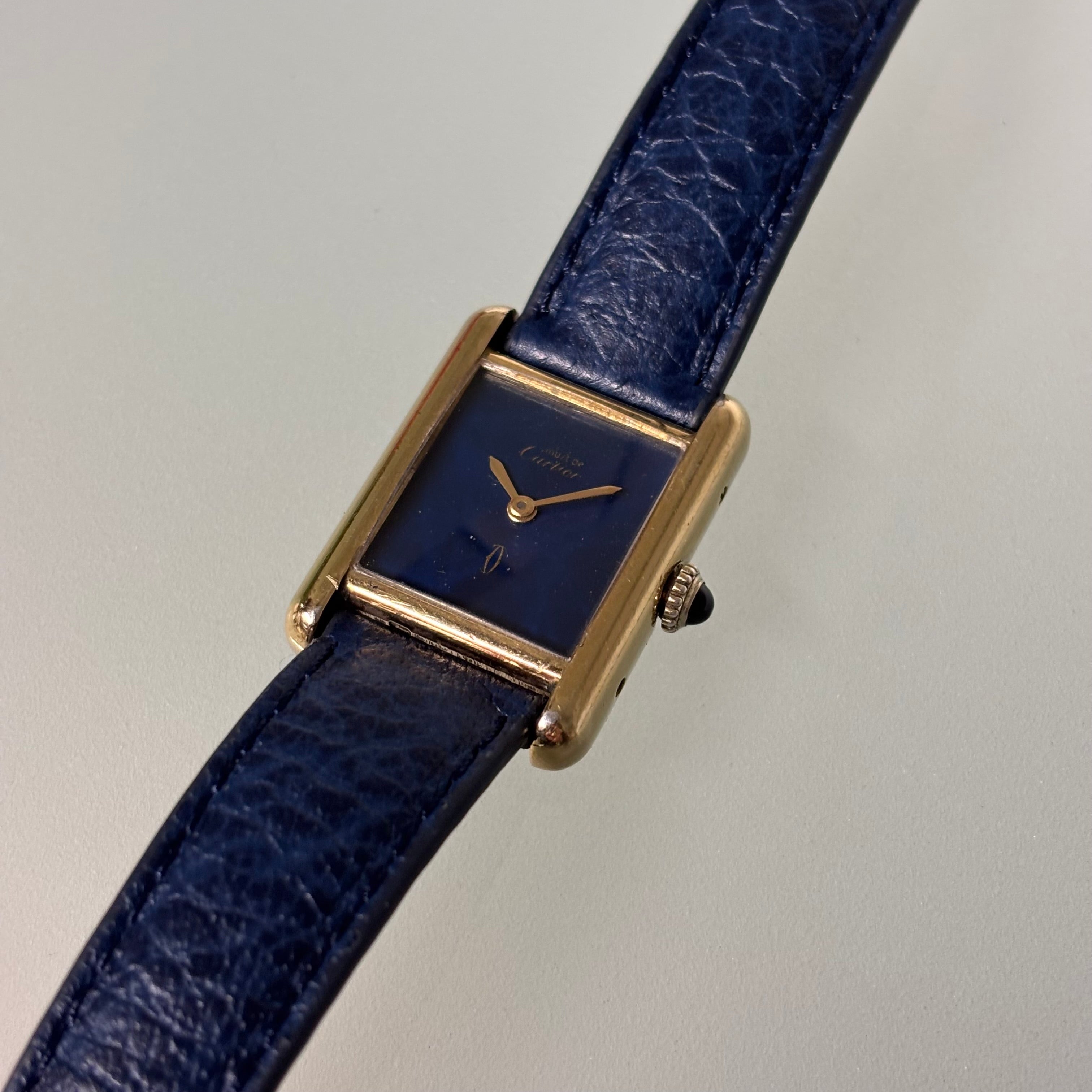 Cartier Tank Pm Lapis lacquer dial