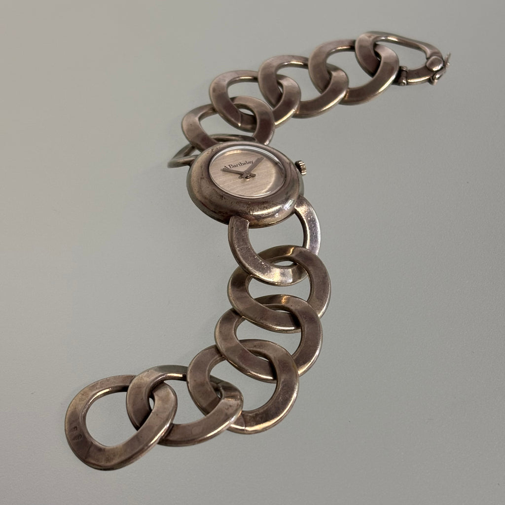 Barthelay silver bracelet watch