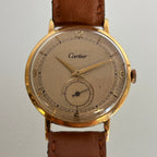 Cartier EWC Wristwatch – 18K Yellow Gold, 1940s Vintage