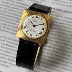 Universal Geneve Wristwatch – Cartier Signed, 18K Yellow Gold