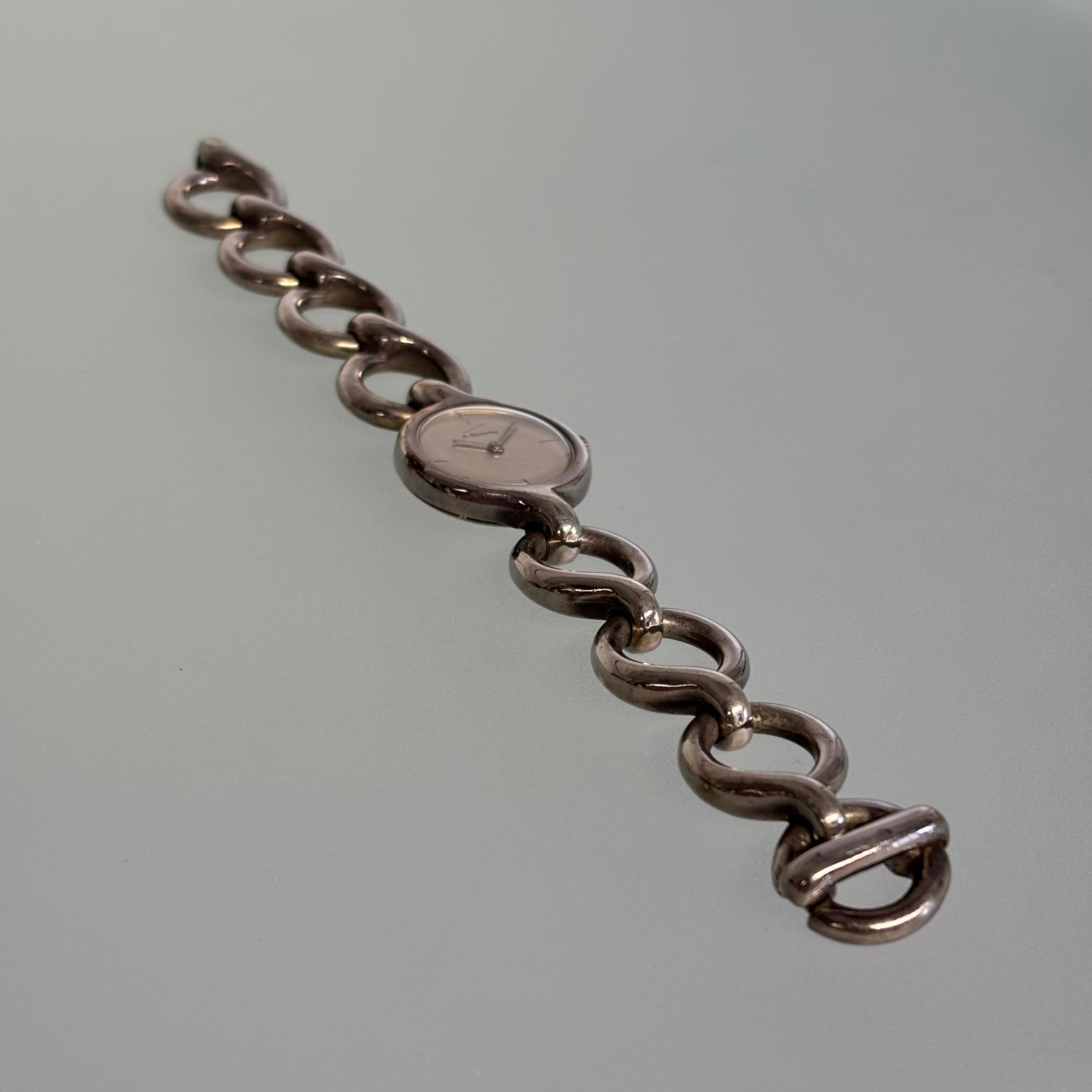 Barthelay silver bracelet watch