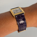 Piaget × Cartier Wristwatch – 18K Yellow Gold, Guilloche Dial