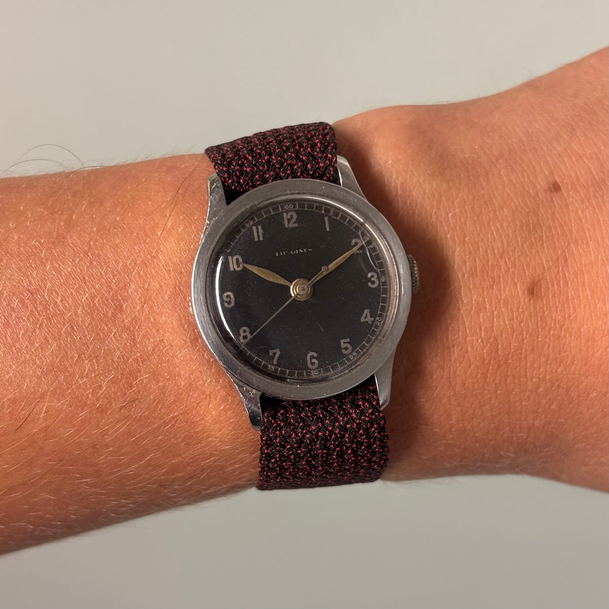 Longines Calatrava black Breguet dial