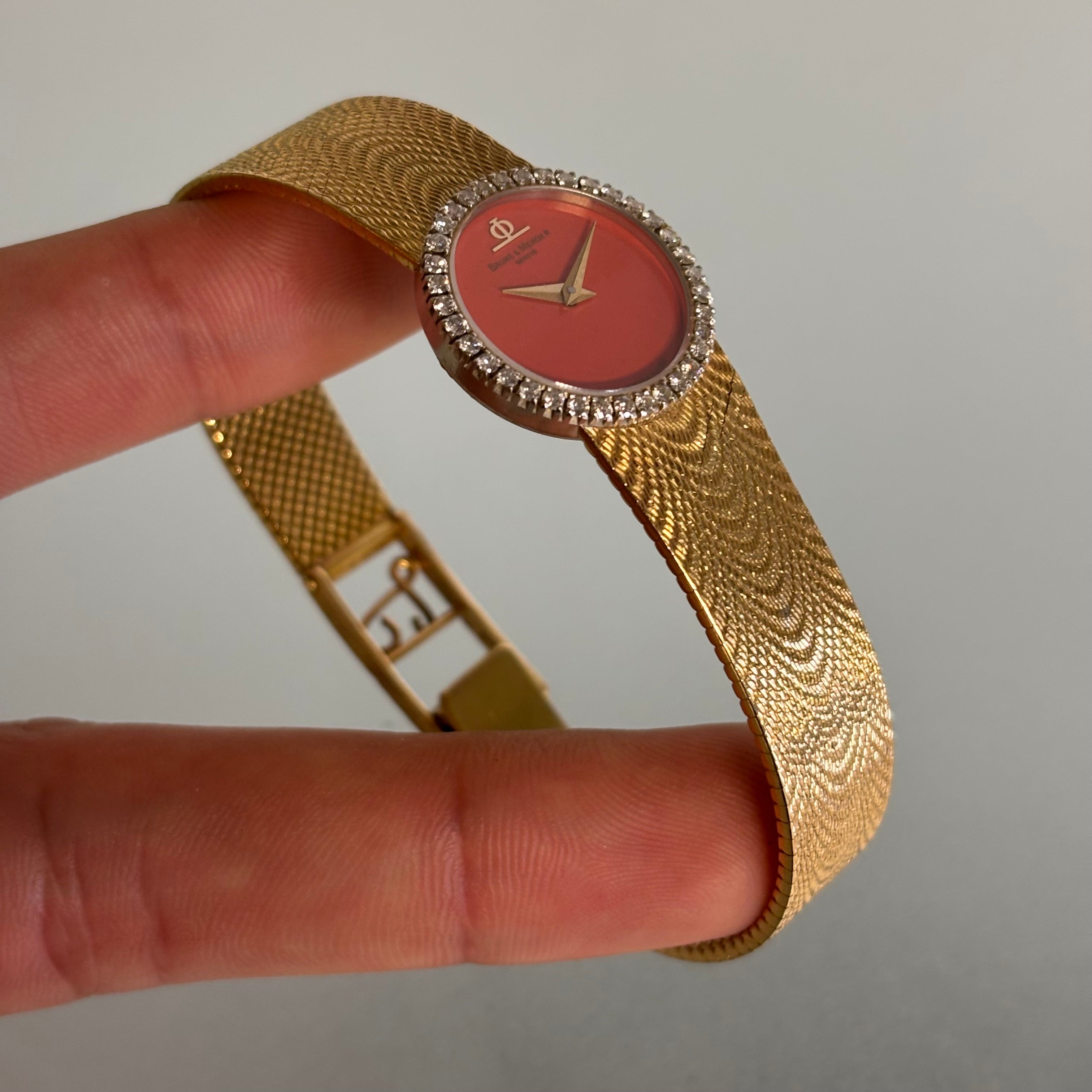 Baume & Mercier 18k bracelet watch