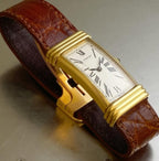 Barthelay Silver Wristwatch – Rectangular Case, Vintage Model
