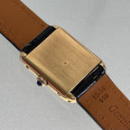 Alexis Barthelay Tank Petit Model – 18K Gold with Sapphire Crown