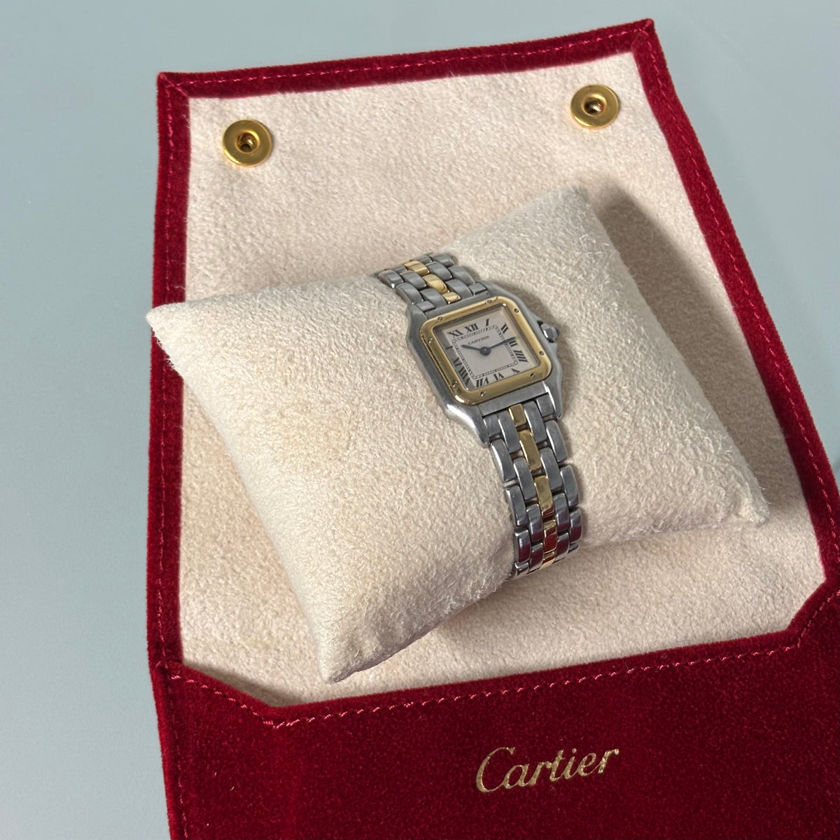 Cartier Panthère Gold/Steel 1-row bracelet