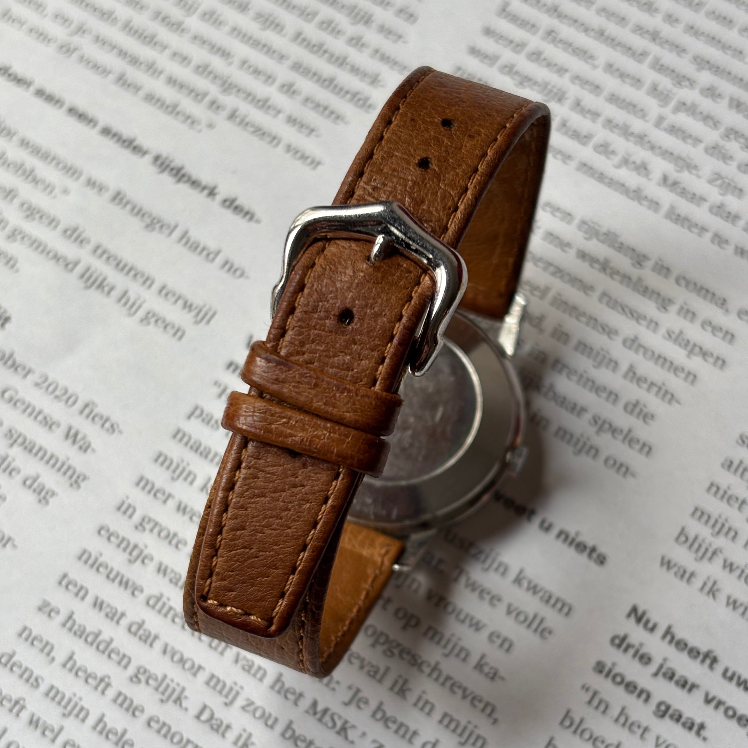 Movado Cartier signed Kingmatic with strap & buckle