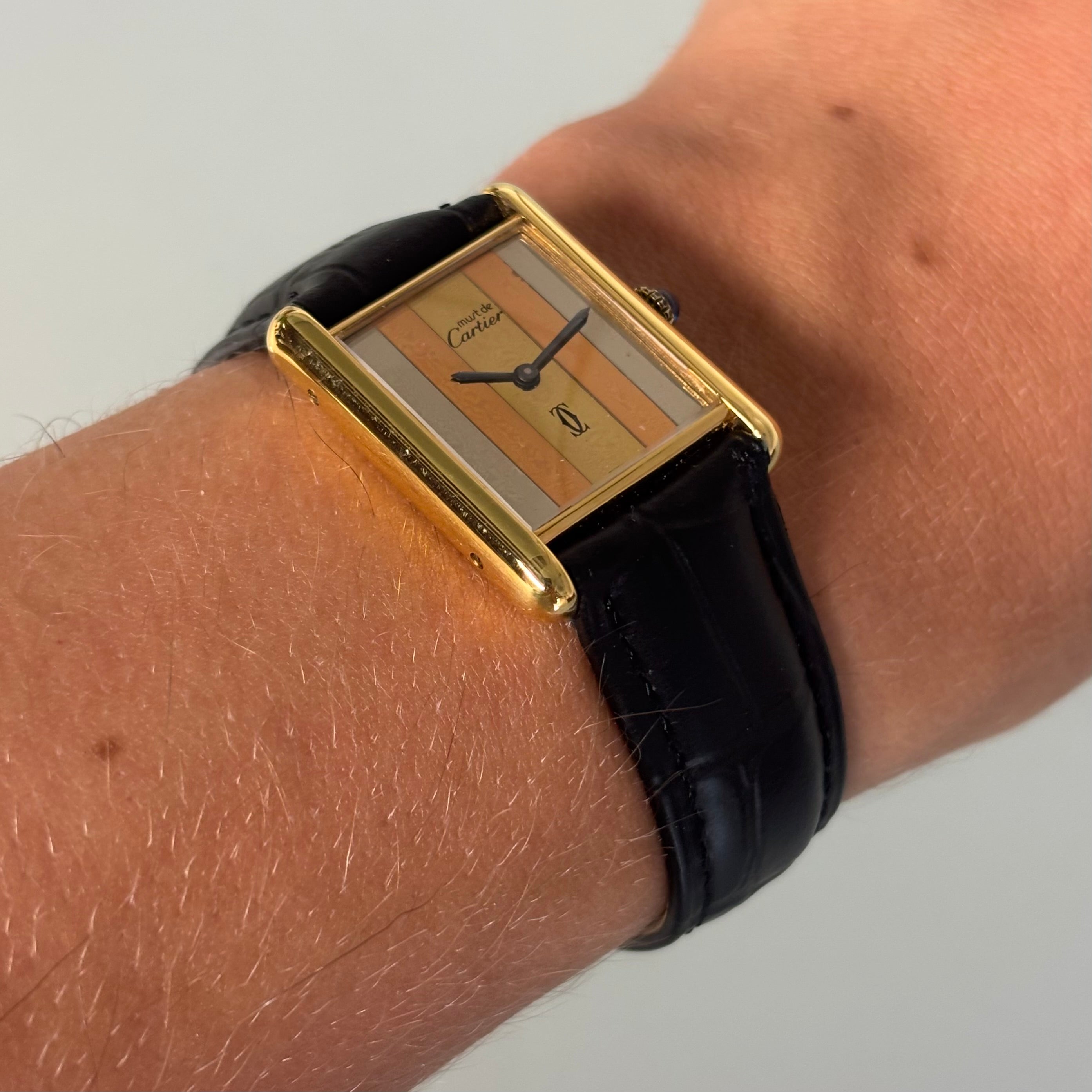 Cartier Tank GM with original buckle