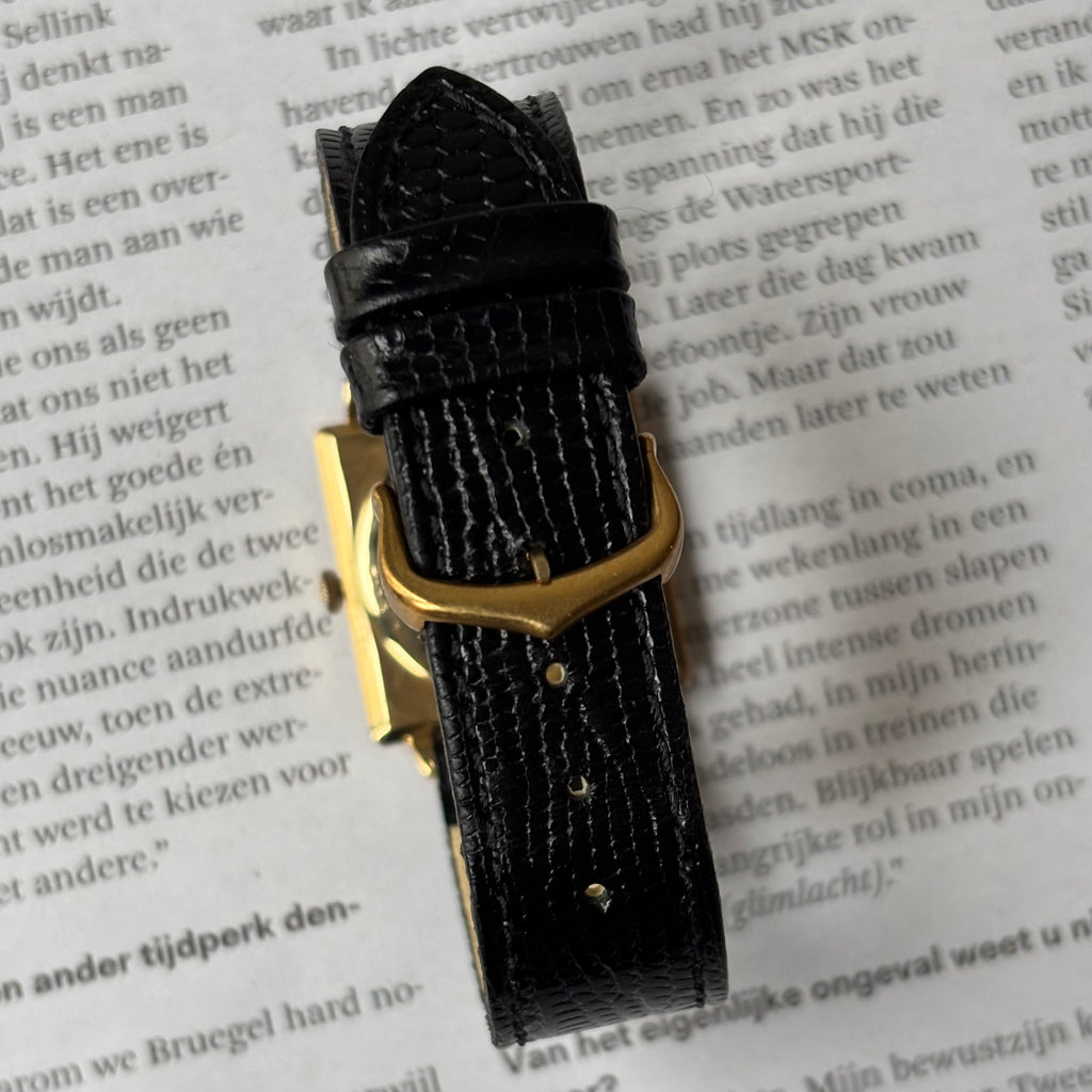 Universal Geneve Wristwatch – Cartier Signed, 18K Yellow Gold