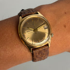 Cartier × Bulova Accutron – 14K Gold, Complete with Box