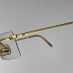 Cartier Love Rimless Glasses – Yellow Gold Plated Titanium