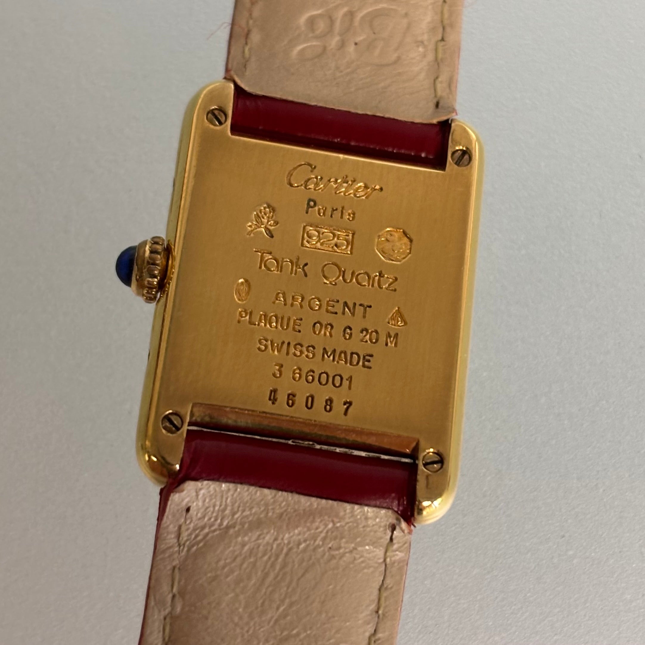 Cartier Tank PM with buckle