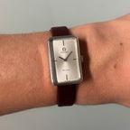 Omega De Ville NOS Tank – Double Signed Silver Dial