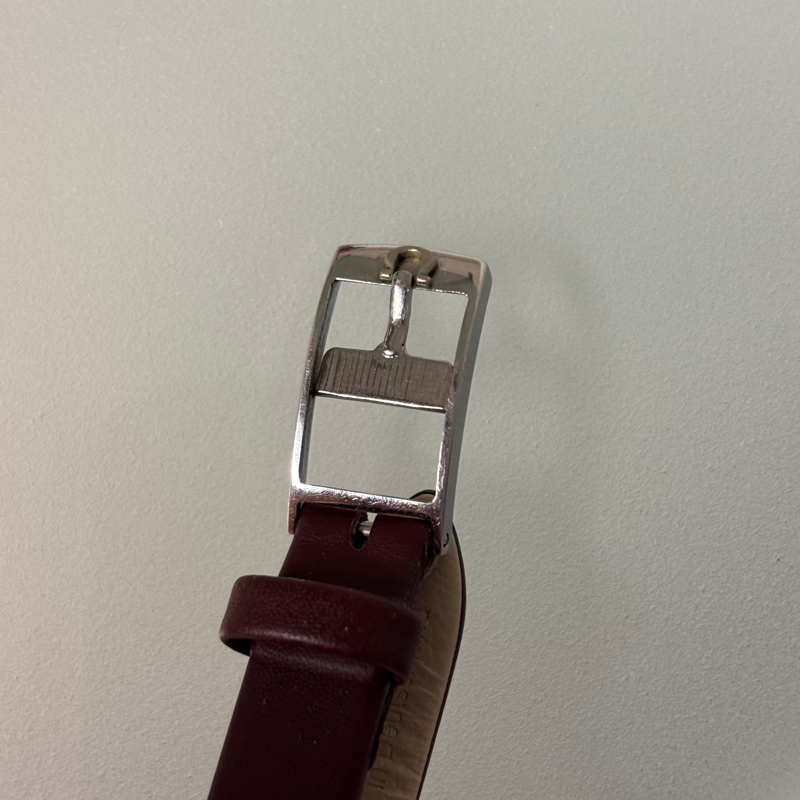 Omega De Ville NOS Tank – Double Signed Silver Dial