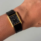 Cartier tank GM Black/White roman dial