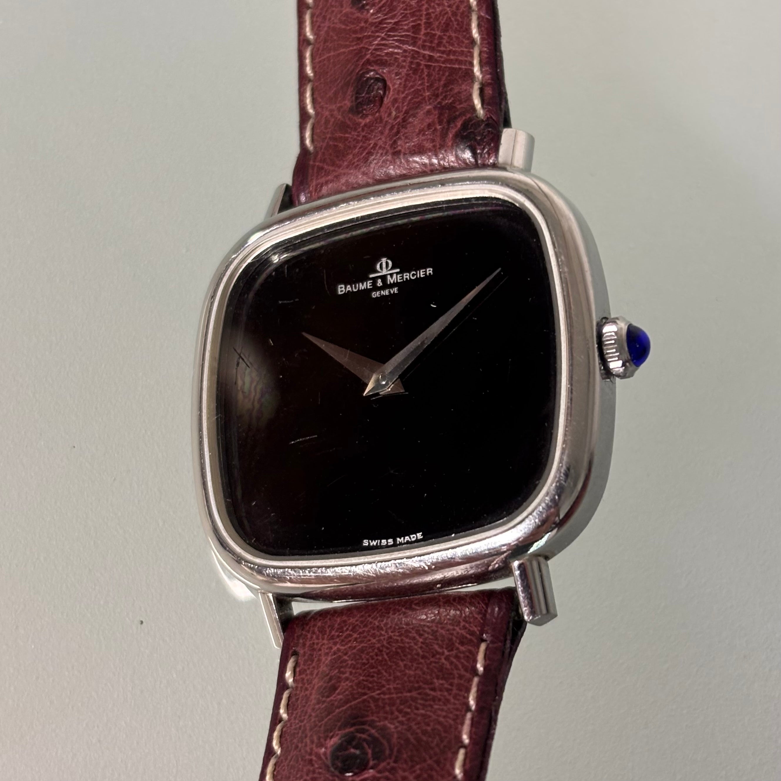 Baume & Mercier “TV Screen” Wristwatch – Black Dial