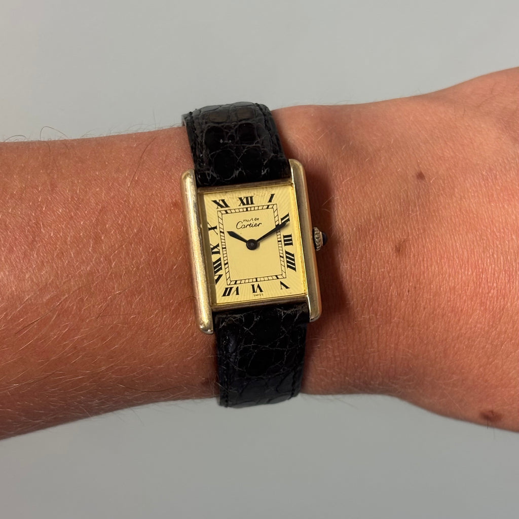 Cartier Tank GM with original strap & buckle