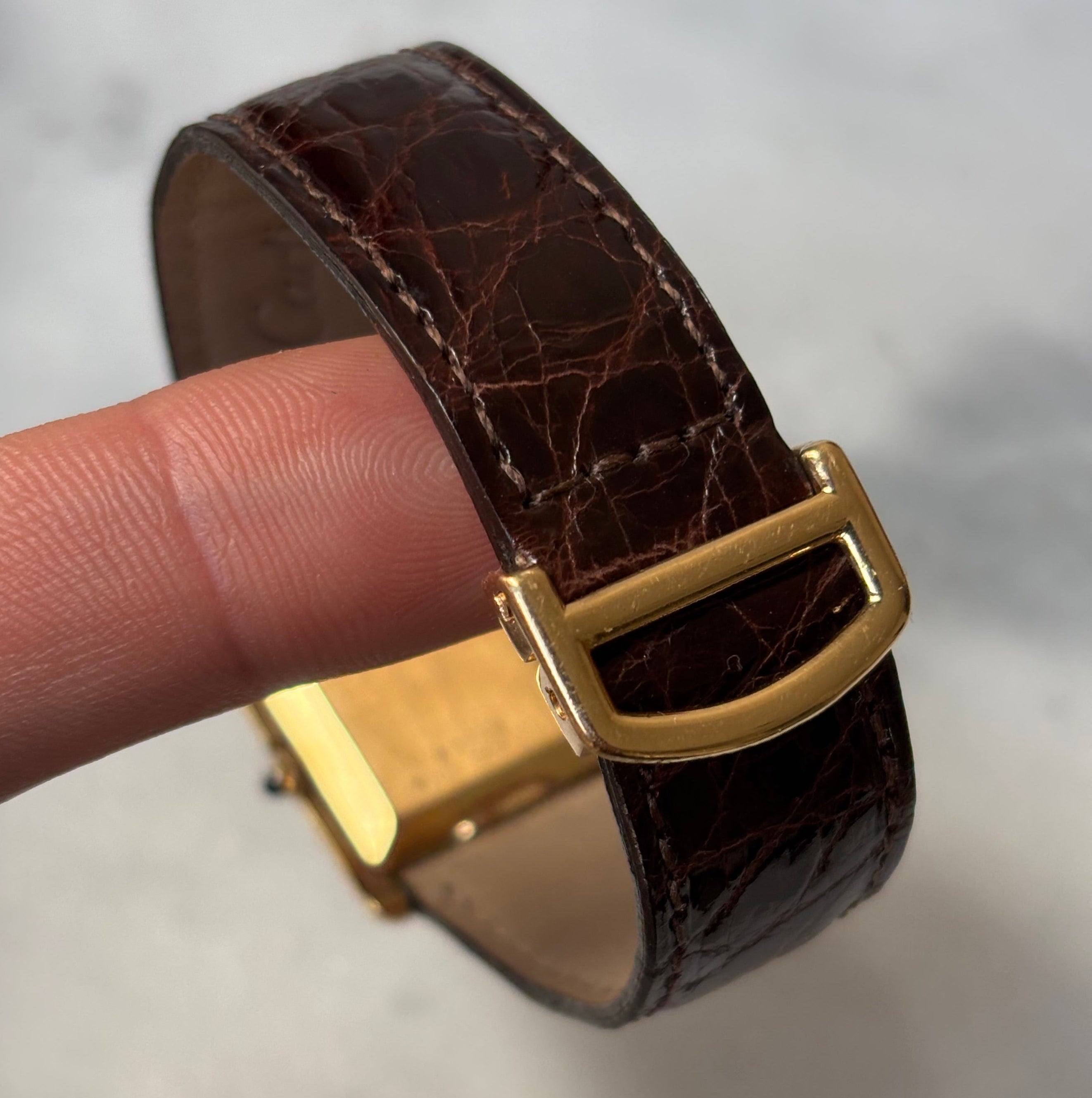 Cartier × Bueche Girod Tank Normale Watch – 18K Gold