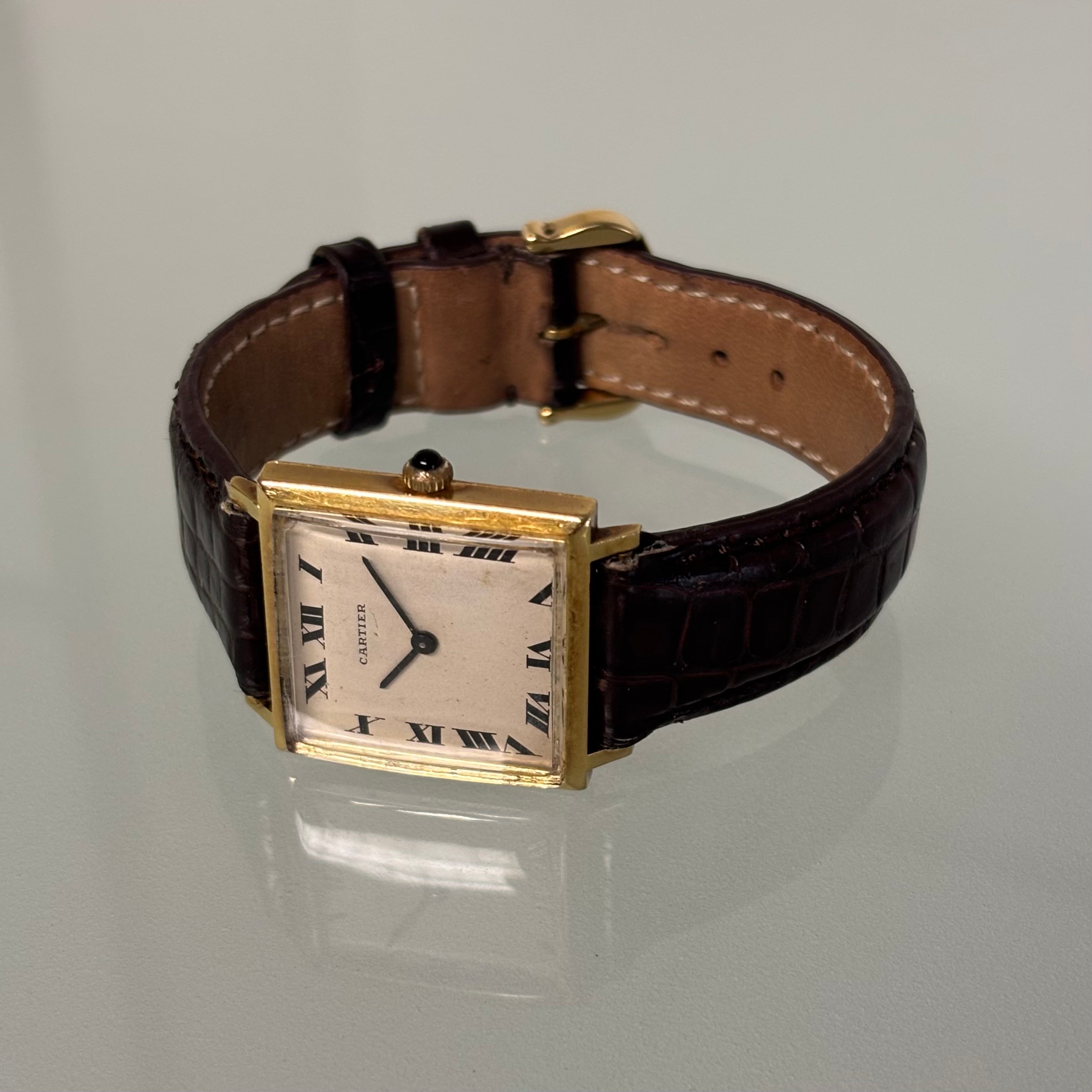 Cartier Bueche Girod 18k Square Tank
