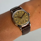 Cartier EWC Wristwatch – Steel Case with Patina Dial