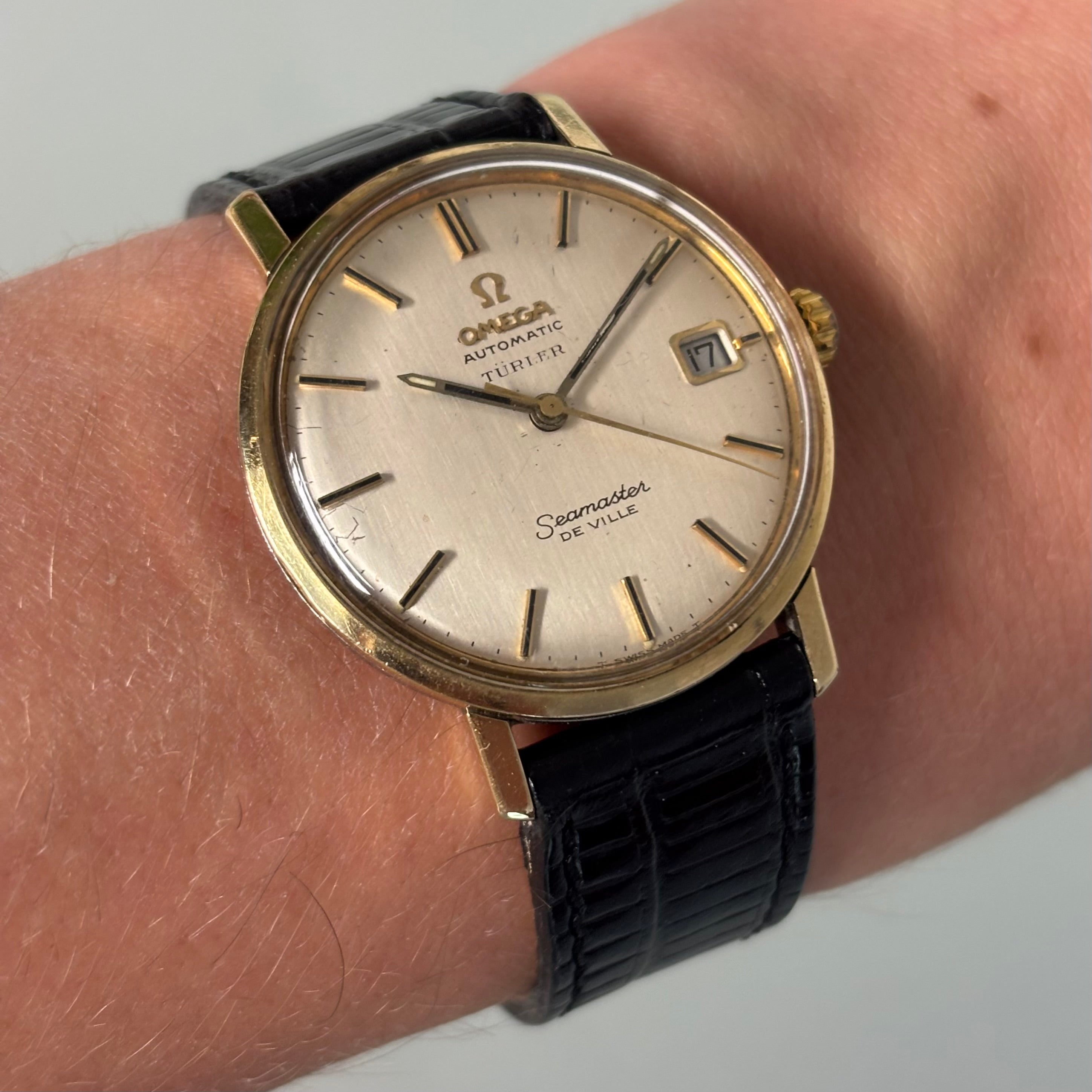 Omega Seamaster Deville Türler signed