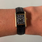 Cartier Tank PM Black dial Full Set