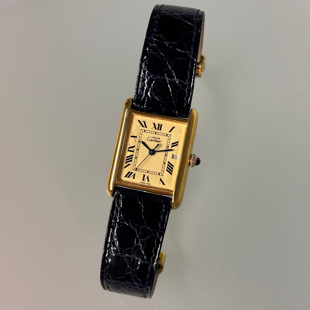 Cartier Tank XL with original strap & clasp