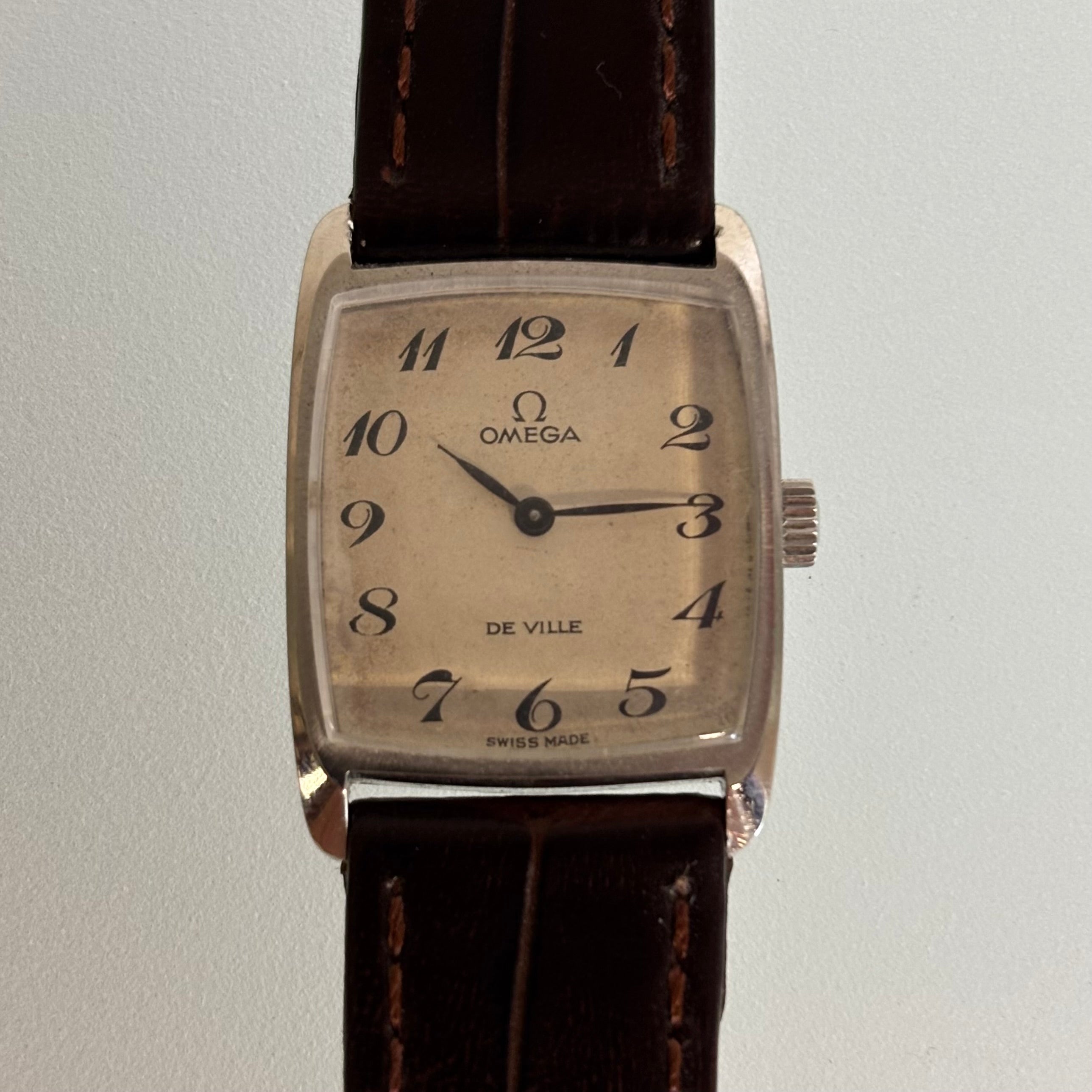 Omega De Ville Tank Breguet dial