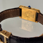 Cartier tank PM Opaline dial quartz