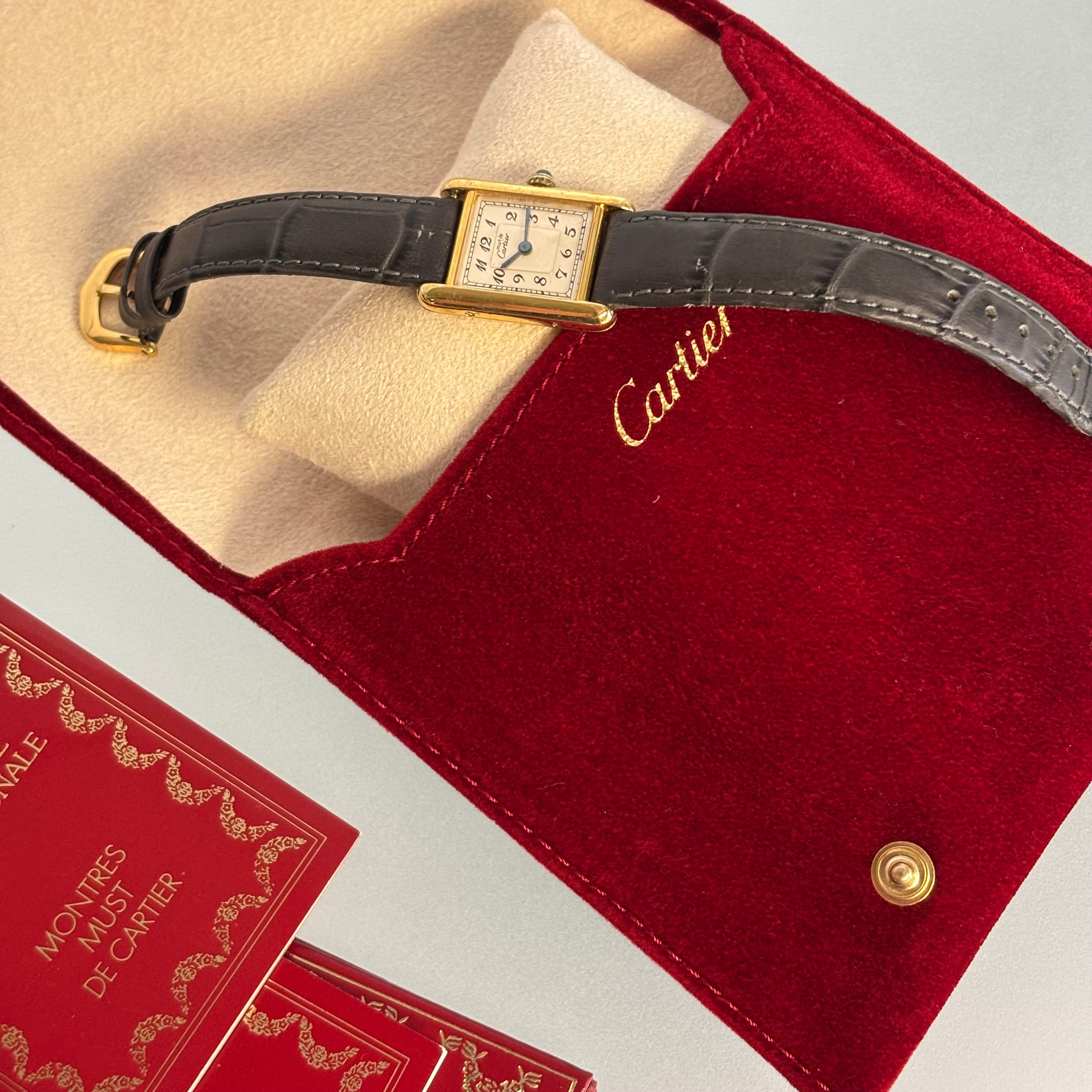 Cartier Tank PM Breguet full set