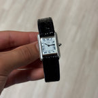 Cartier Tank PM Silver Blue roman numerals