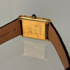 Cartier Tank GM Brown spider dial
