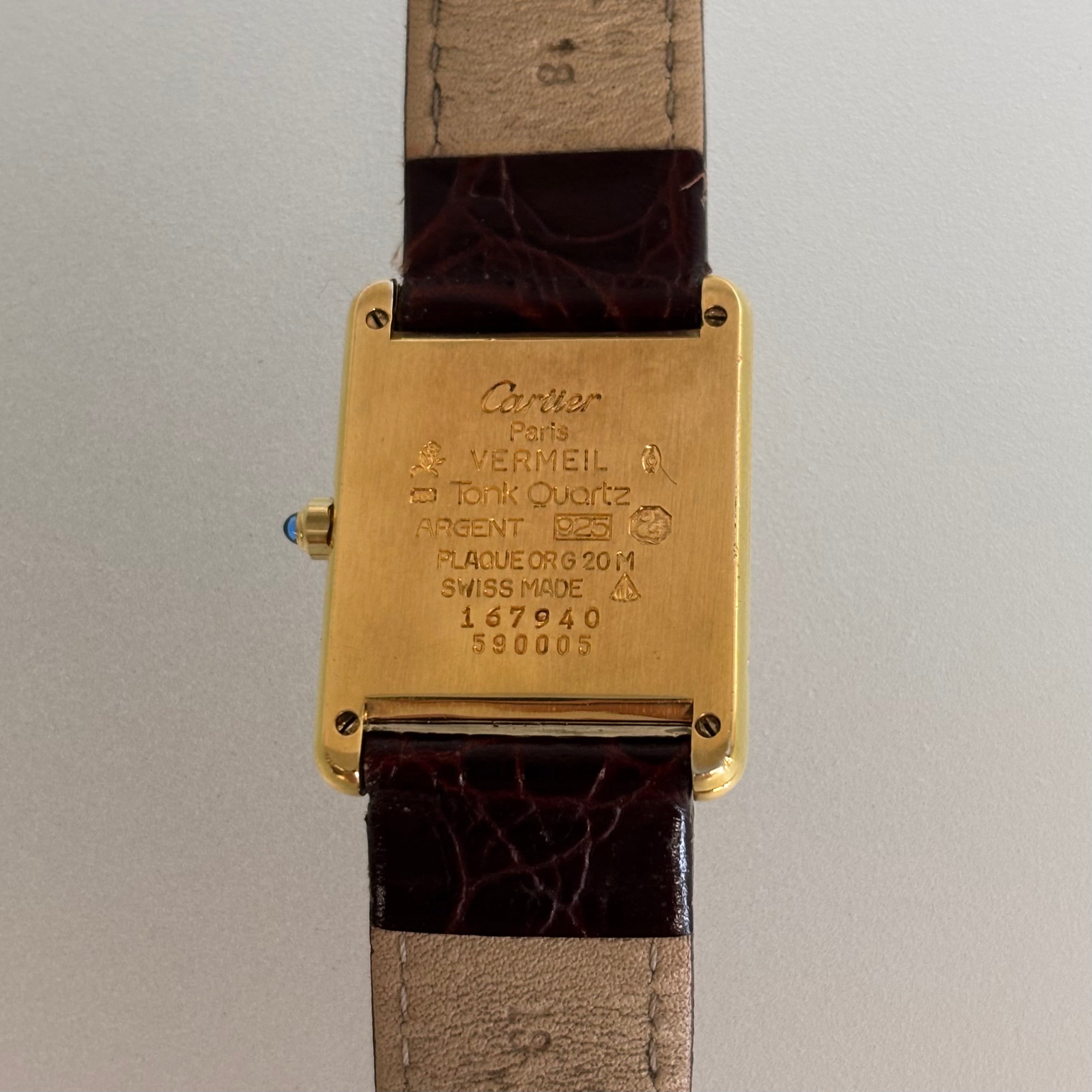 Cartier Tank GM with buckle