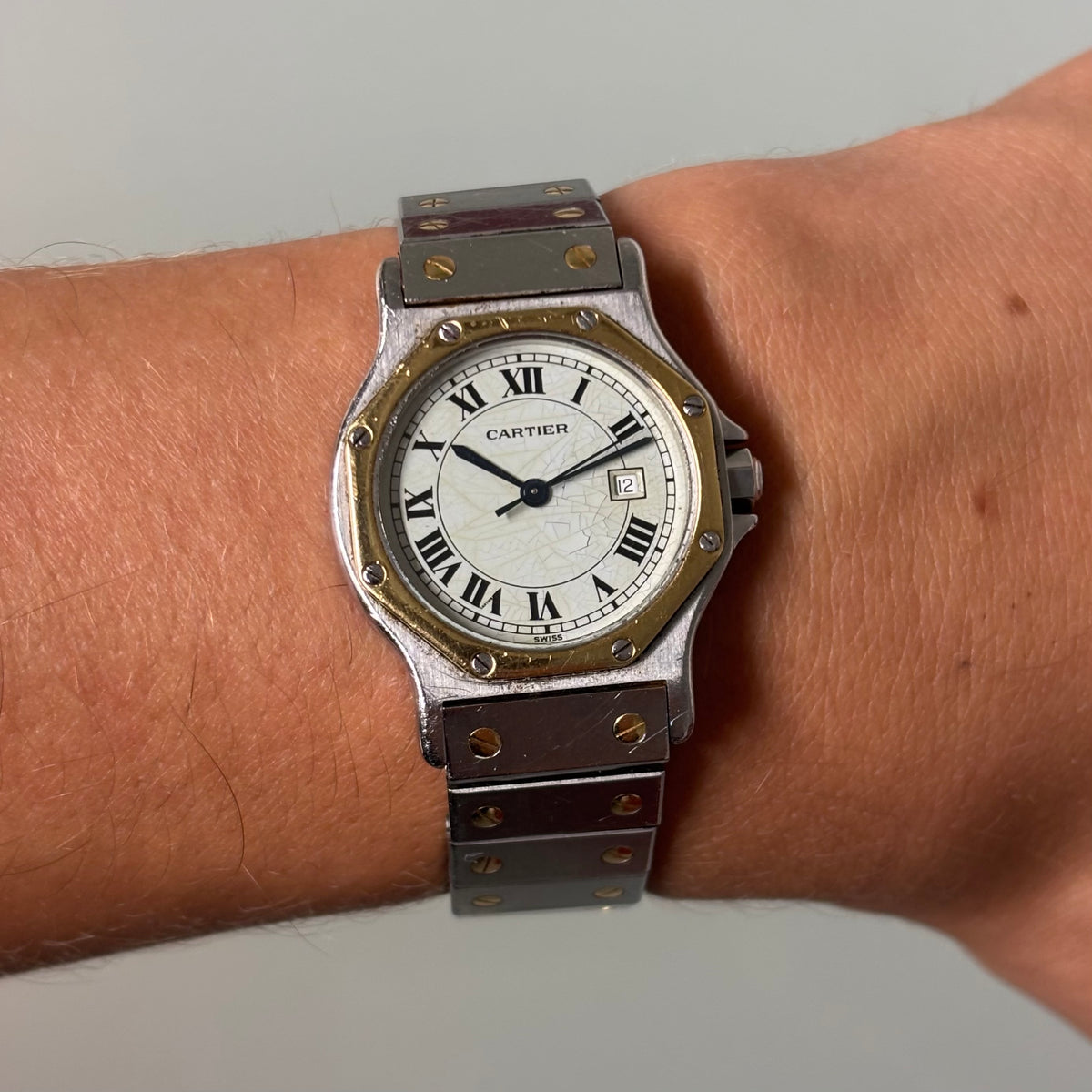 Cartier Santos Octagon GM Gold/Steel Automatic