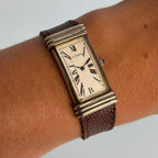 Barthelay Silver Wristwatch – Rectangular Case, Vintage Model