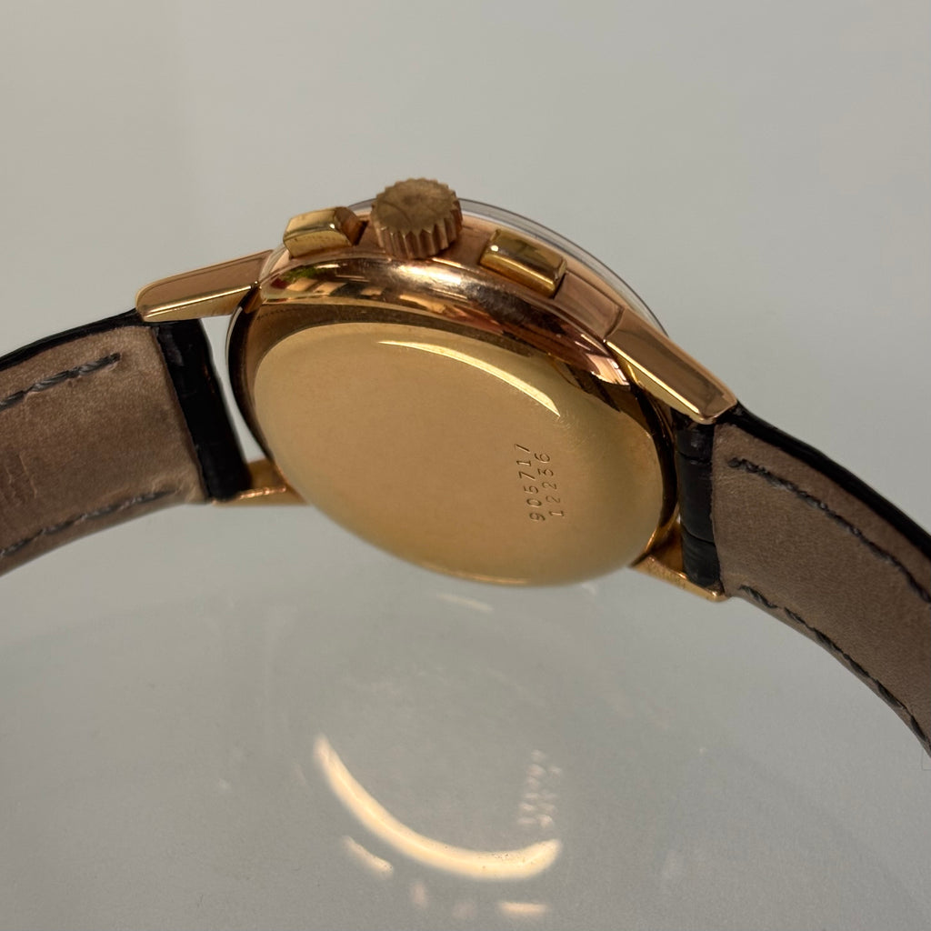 Cartier Universal Genève 18k Rose Gold Compax