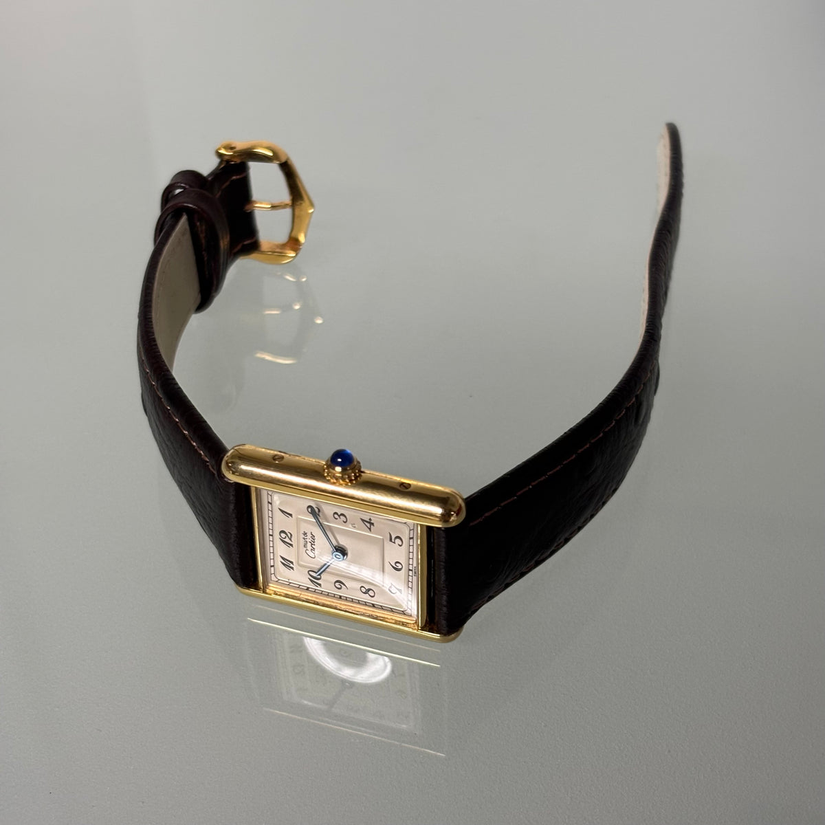 Cartier Tank Breguet GM with original buckle