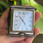 Cartier Secret Case Travel Clock – Early 1930s Silver Box