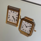 Cartier Tank Table Clock – Vintage Architectural Timepiece