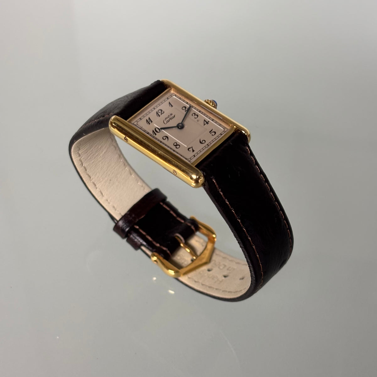 Cartier Tank Breguet GM with original buckle