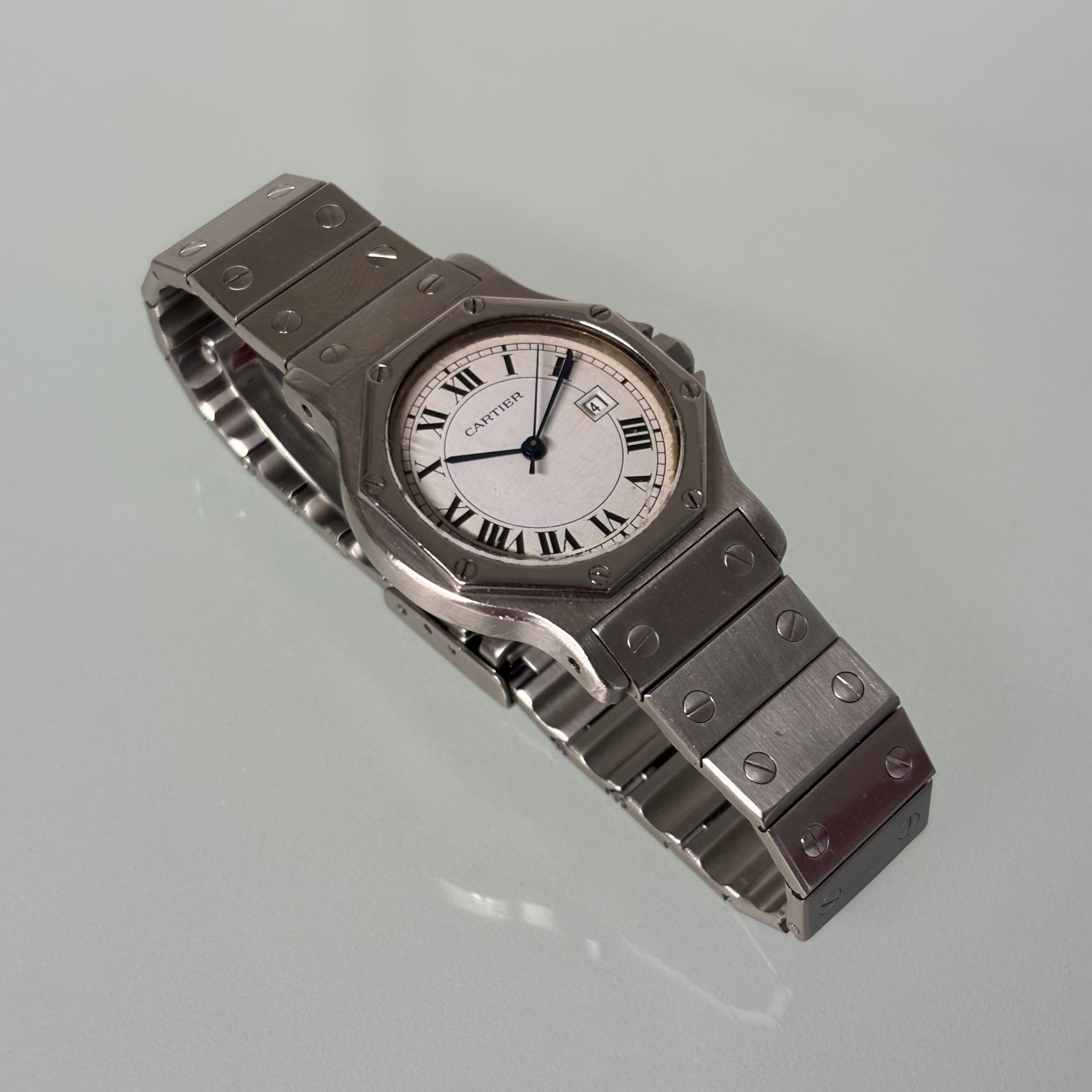 Cartier Santos Octagon Automatic GM Steel
