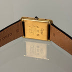 Cartier tank GM Black/White roman dial