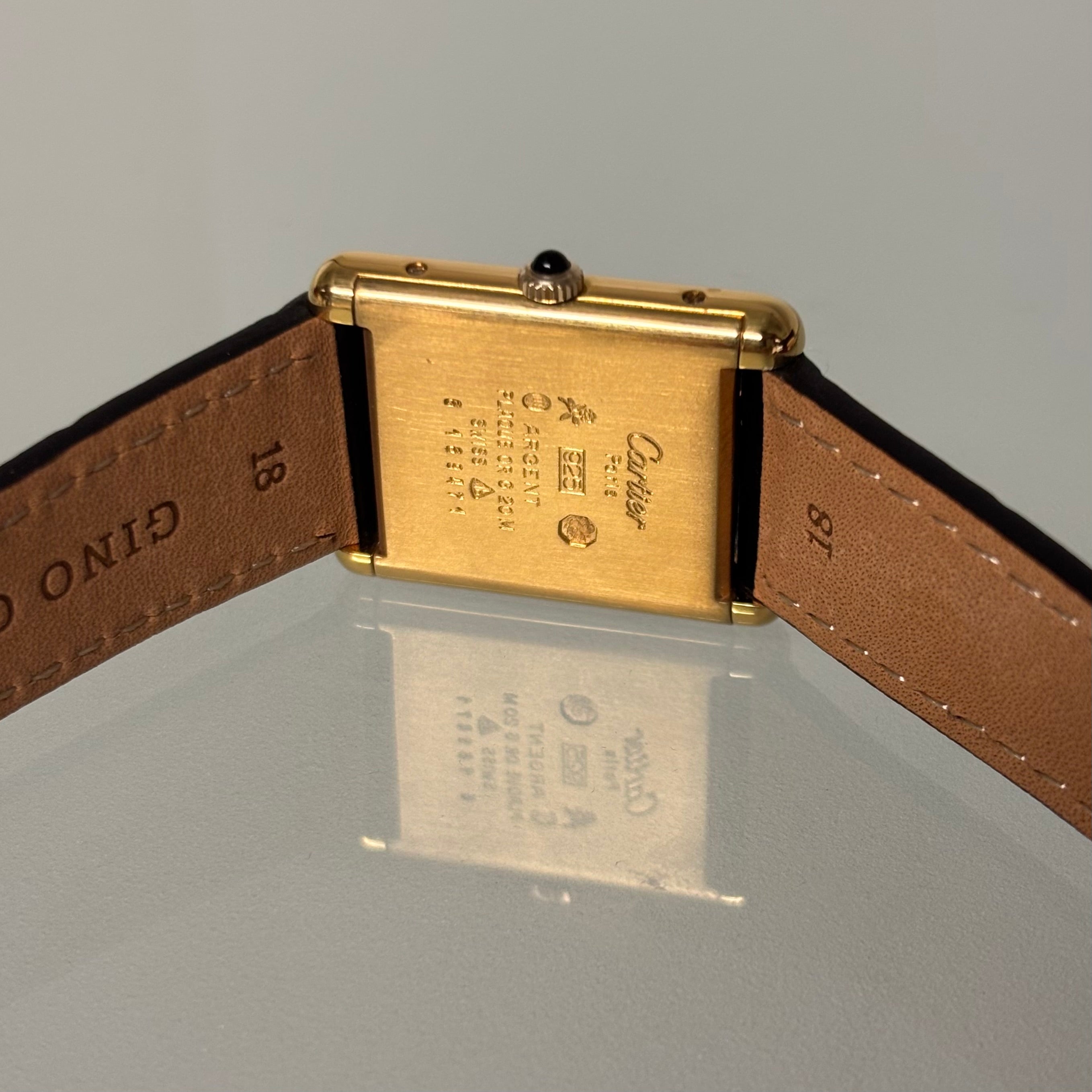 Cartier tank GM Black/White roman dial
