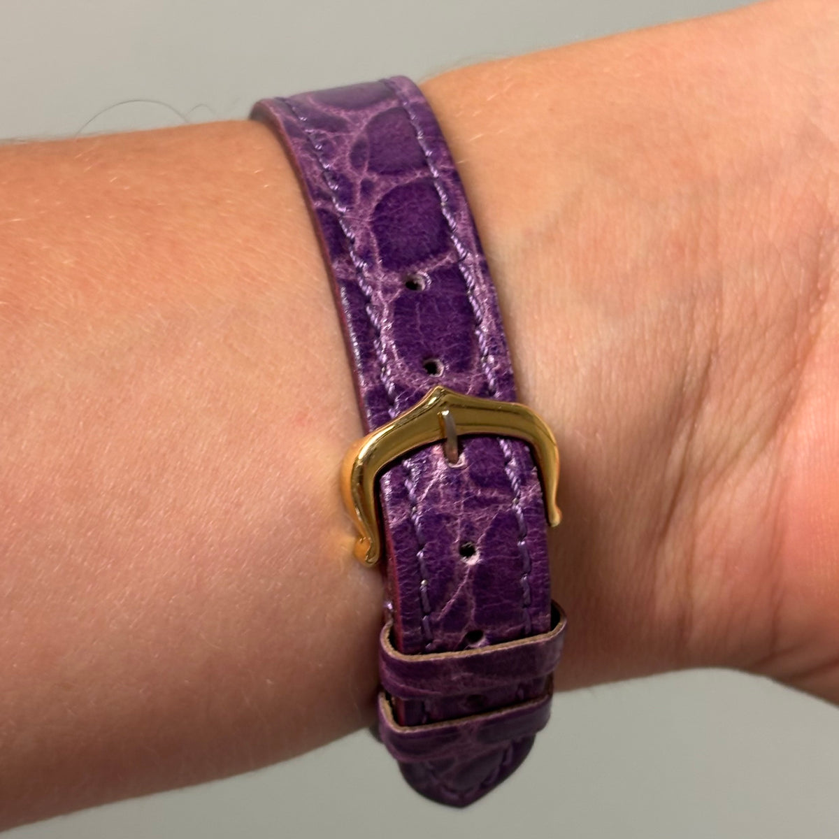 Cartier Tank Champagne PM with original buckle