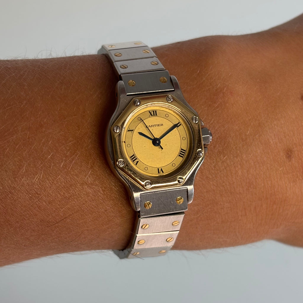 Cartier Santos Octagon PM rare dial