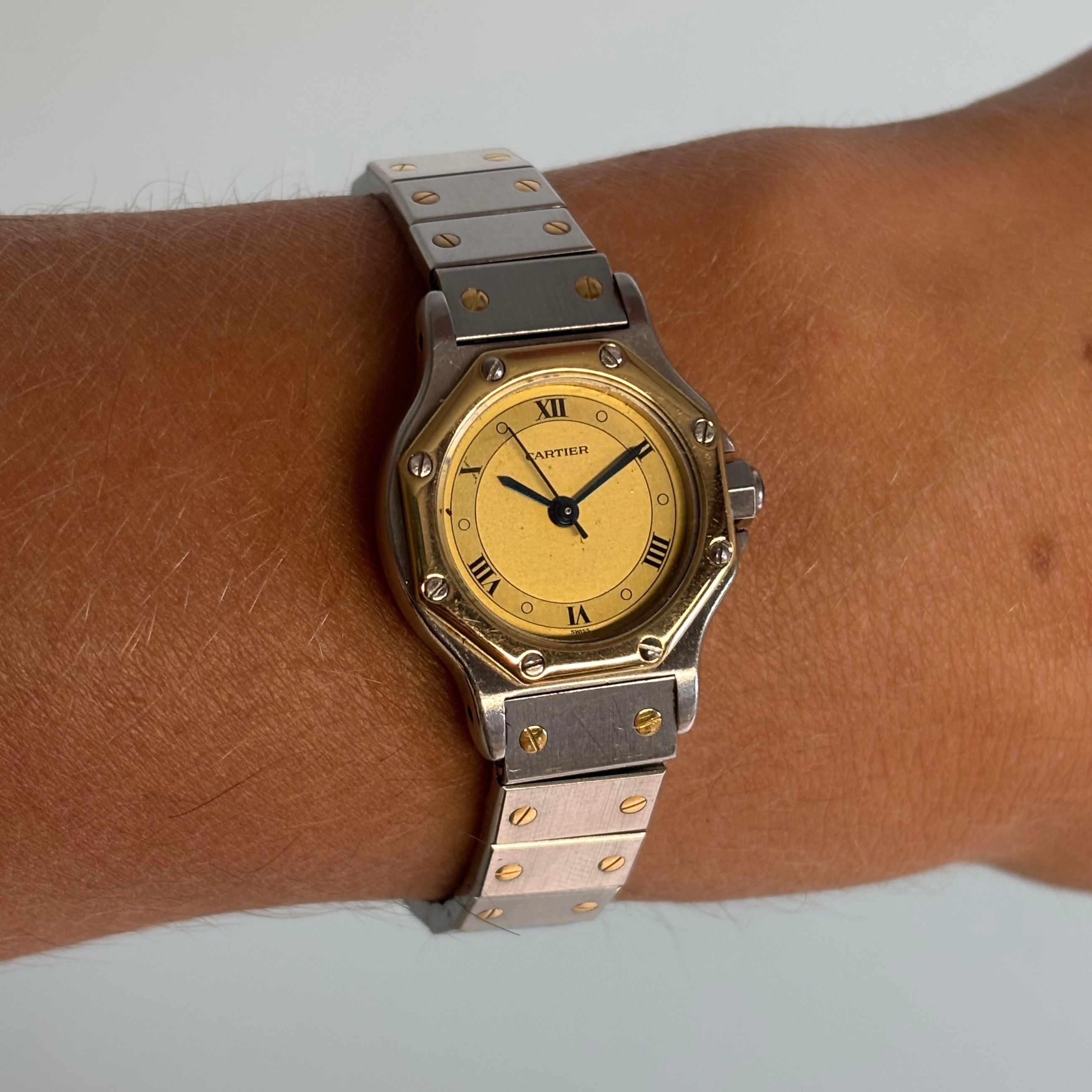 Cartier Santos Octagon PM rare dial