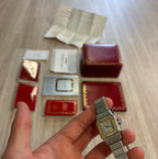 Cartier Santos Carrée Ladies 0902 Full Set